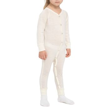 Barboteuse Enfant Laine Mérinos 160gsm Naturel 1