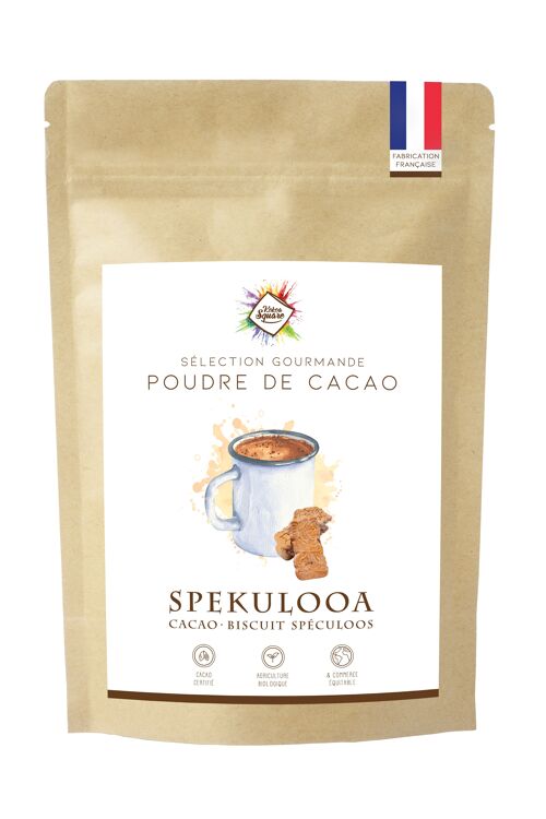 Spekulooa - Poudre de cacao  pour chocolat chaud au spéculoos
