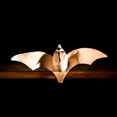 Murciélago orejudo, animal de juguete de madera para niños de 1 a 9 años