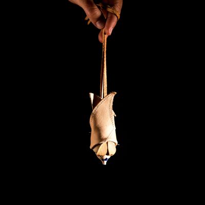 Chauve-souris à grandes oreilles endormie, jouet en bois pour enfants de 1 à 9 ans