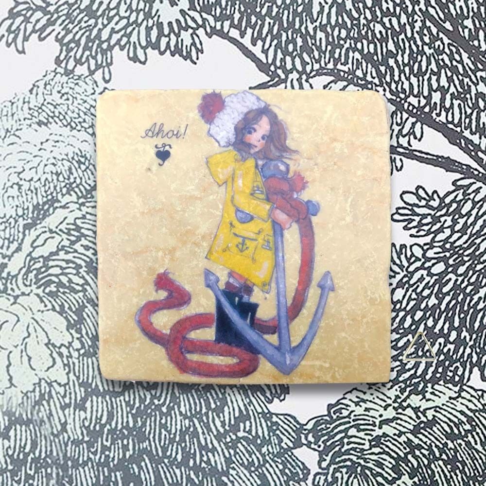 Piastrella ancora ragazza