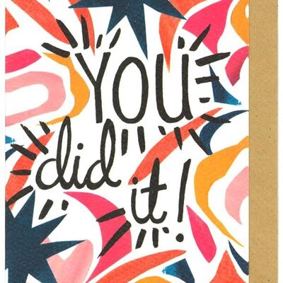 YOU DID IT CARD – Pack of 10