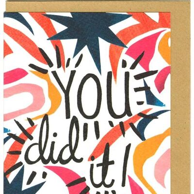 YOU DID IT CARD – Pack of 10