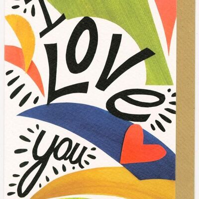 LOVE IN COLOUR CARD – Pack of 10