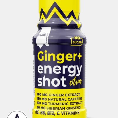 GINGER+ENERGY SHOT Cítricos 60 ml