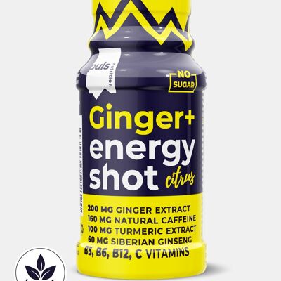 GINGER+ENERGY SHOT Cítricos 60 ml