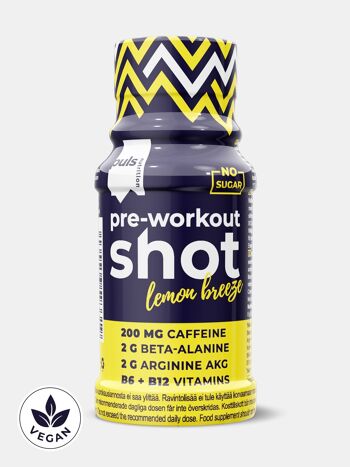 SHOT PRE-WORKOUT Brise de citron 60 ml 5