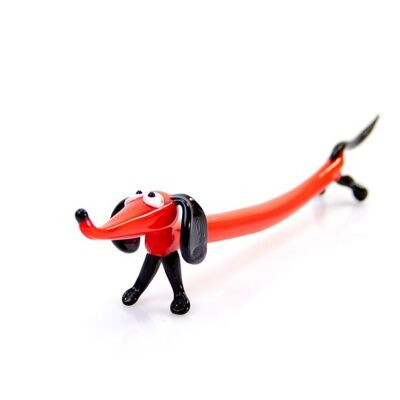 Red Dachshund of Glass