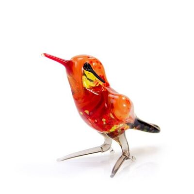 Orange Glass Bird