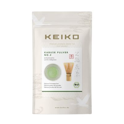 Kabuse powder no. 2 - Organic semi-shade tea powder (50g)