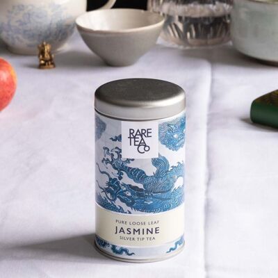 Jasmine Silver Tip Loose Leaf Tea, 25g Tin