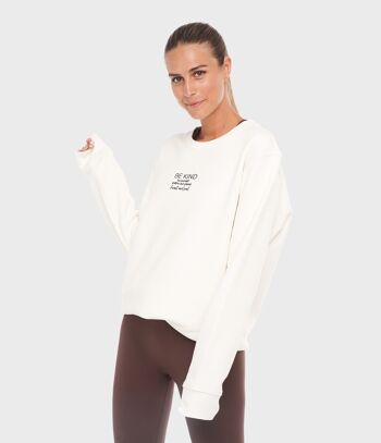 SWEAT-SHIRT COLUMBIA BE KIND VANILLE 8