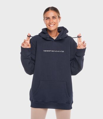 TRIBECA HOODY JE SUIS CE QUE JE SUIS BLEU NUIT 3