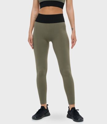 LEGGING RIVINGTON BRB - OLIVE-NOIR 1