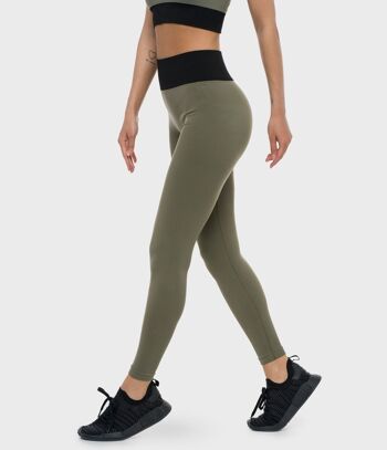 LEGGING RIVINGTON BRB - OLIVE-NOIR 7