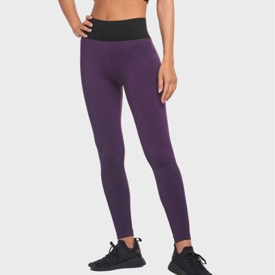 LEGGING RIVINGTON BRB - NOIR/VIOLET FONCÉ