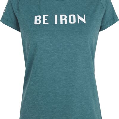 Camiseta BE IRON DryRun - Mujeres - Darkest Green