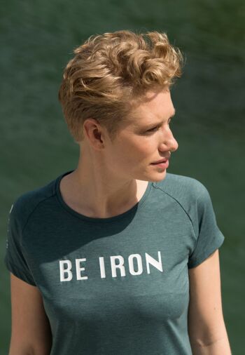 BE IRON DryRun Tee - Femmes - Vert Foncé 2