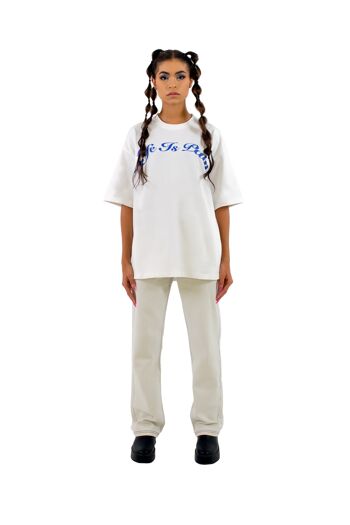 T-shirt oversize blanc 4