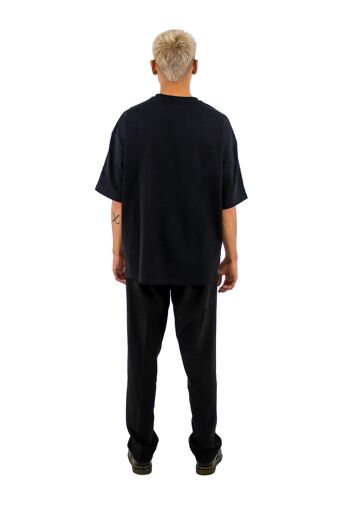 T-shirt oversize noir 5