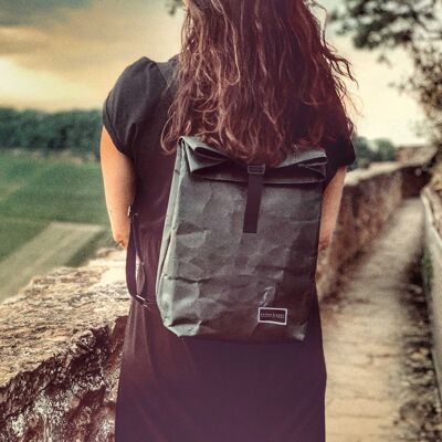 Oak Kraftpapier Rucksack | Black Edition