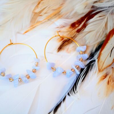PENDIENTES PRISCA CALCEDOINE