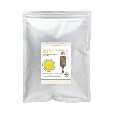 Ginger-Lemon-Bancha - Organic Japan Green Tea (200g)