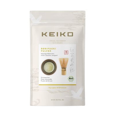 Benifuuki Powder - Polvere di tè verde giapponese biologico (50g)