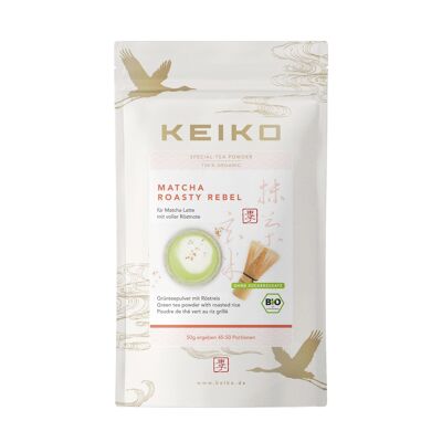 Roasty Rebel - Bio Matcha Latte mit Genmaipulver (50g)