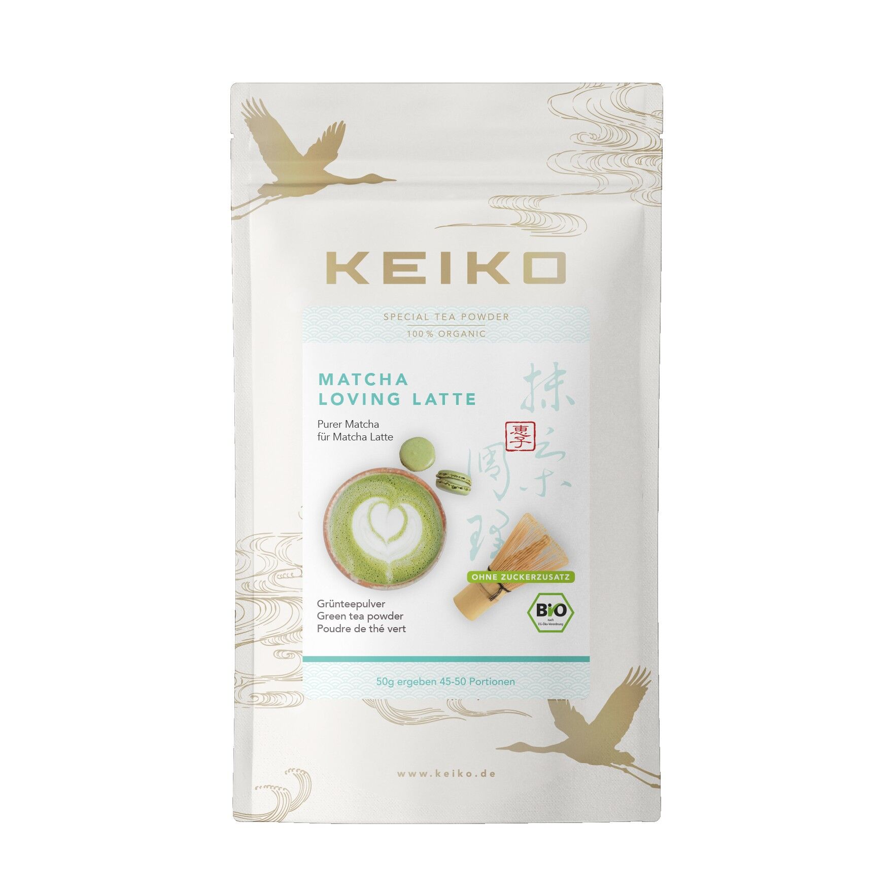 Matcha Loving Latte - Matcha Latte biologico e Matcha da cucina (50 g)
