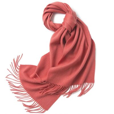 Foulard en laine d'agneau tissé Homard