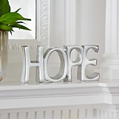 Recycled Metal Hope Sign