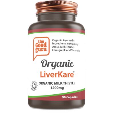 Organic LiverKare 90 Capsules Jar