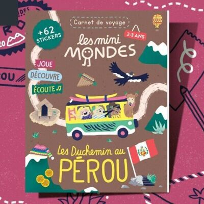 Quaderno per bambini Perù 2-3 anni - Les Mini Mondes