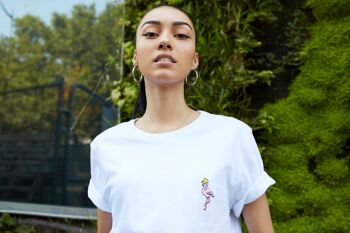 T- Shirt Flamingo Blanc 2