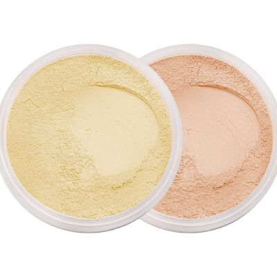 Polvo corrector de maquillaje mineral natural | vegano y limpio