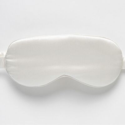 Pearl white sleep mask