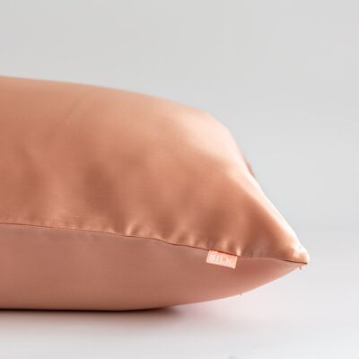 Rose gold pillowcase | hidden zipper