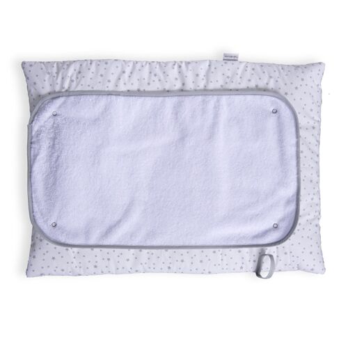 Stars & Stripes Roly Poly Travel & Change Mat® - Grey