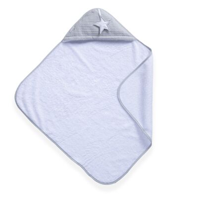 Silver Lining Hooded Towel - Grey