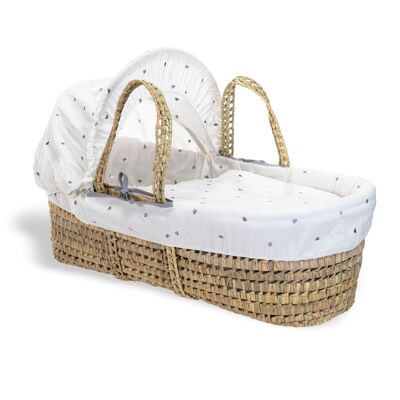 Lullaby Hearts Palm Moses Basket
