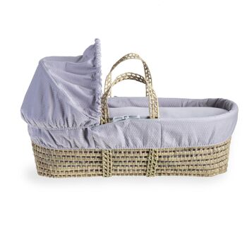 Panier Moïse en coton Dream Palm - Gris 4