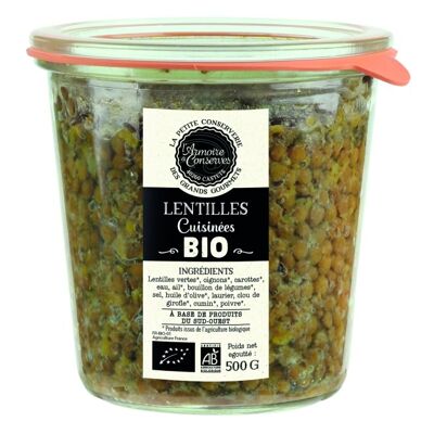 ORGANIC COOKED LENTILS