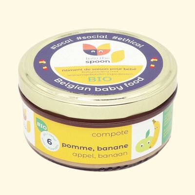 Compote pomme, banane