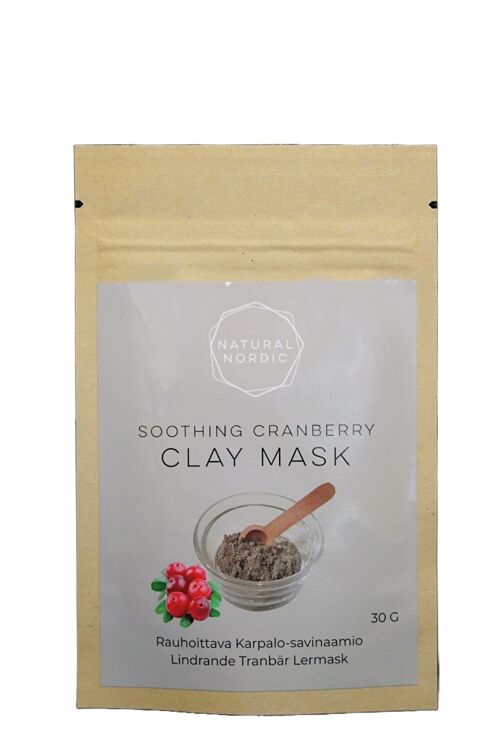Cranberry claymask 30 g