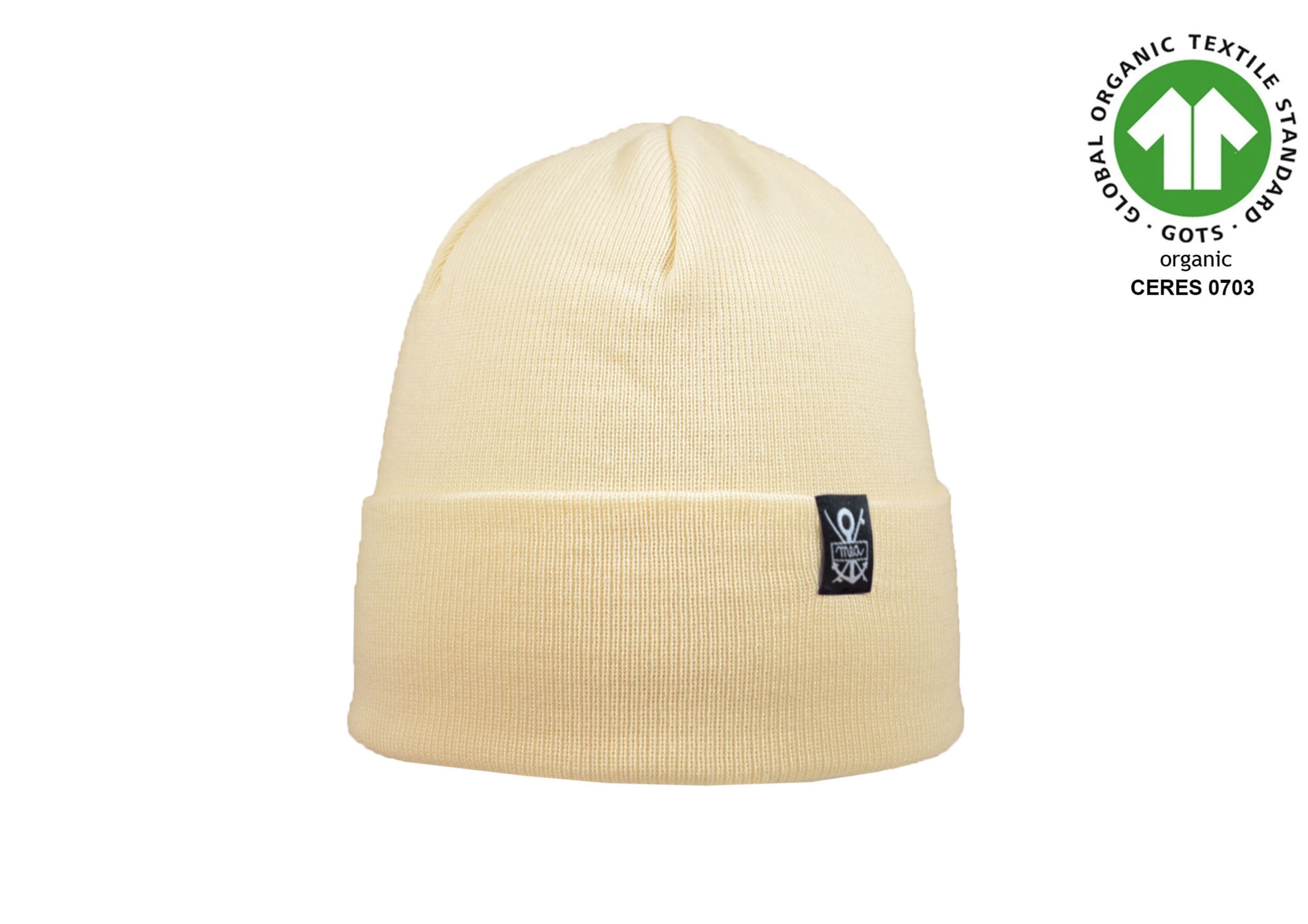 Il cappello - lana bianco - GOTS