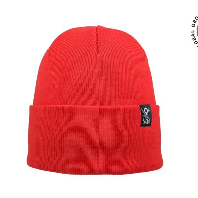 Il cappello - rosso - GOTS