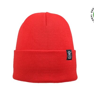 Le chapeau - rouge - GOTS