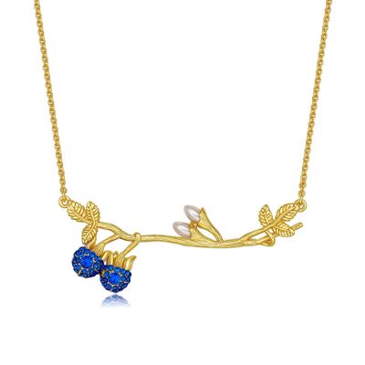 Blue Berry Necklace
