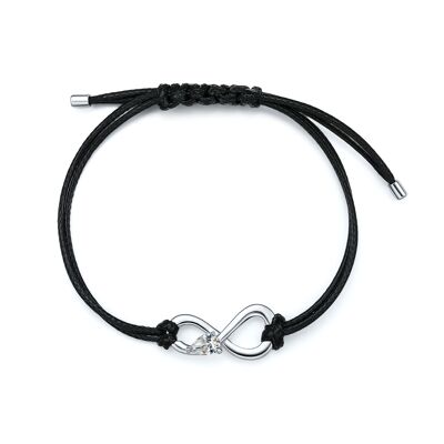 Infinite Unisex Bracelet Silver